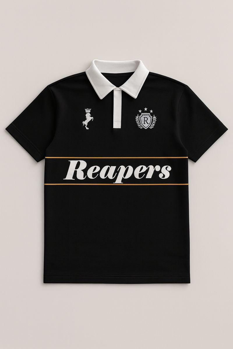 REAPERS DELUXE POLO (BLACK)