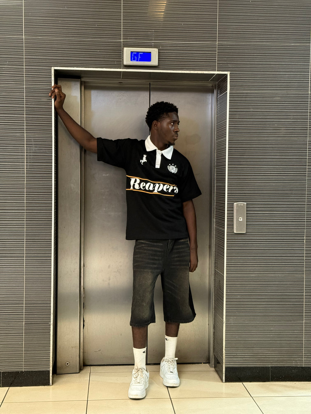 REAPERS DELUXE POLO (BLACK)